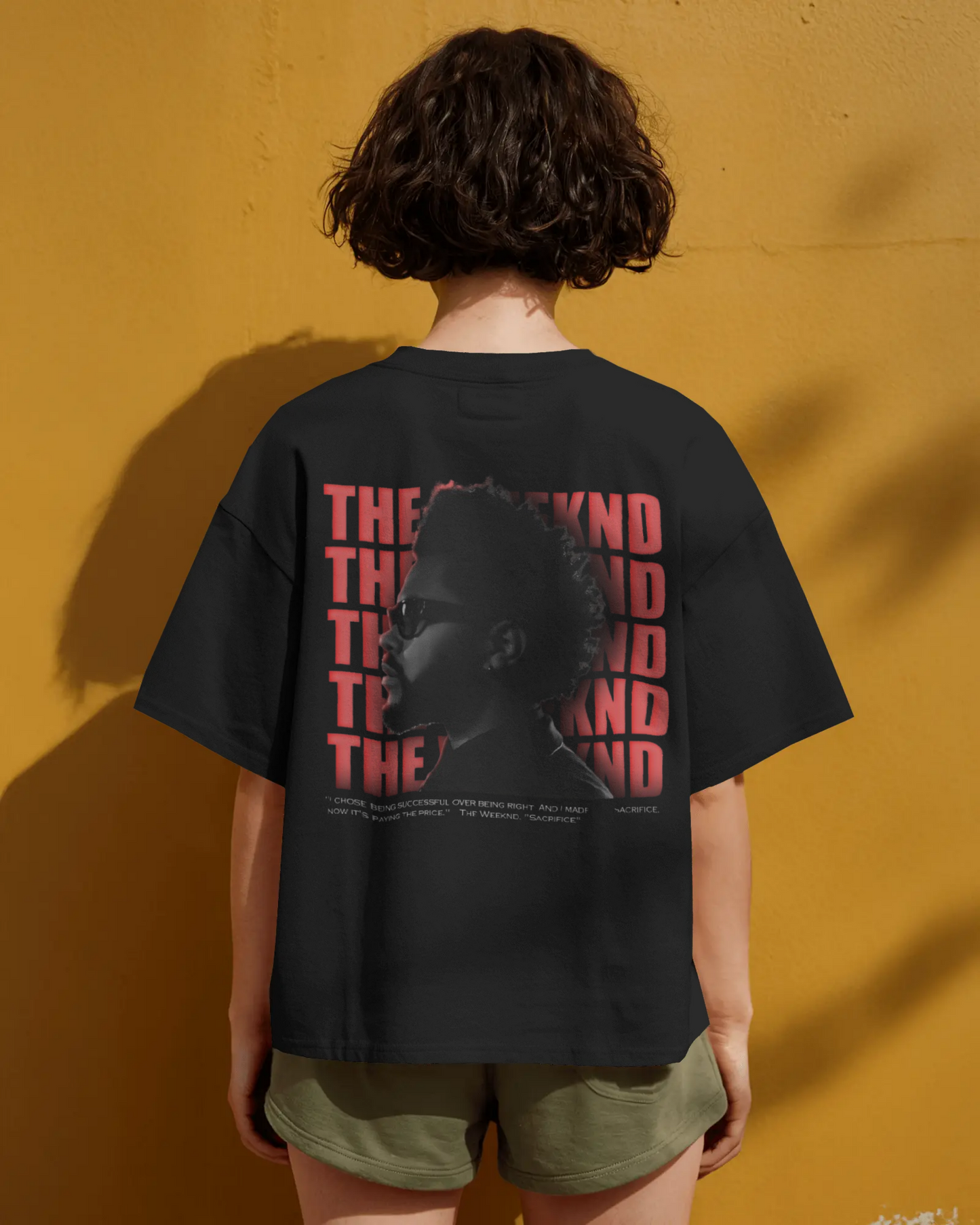 The Weekend Back Printed Unisex Oversized T-Shirt