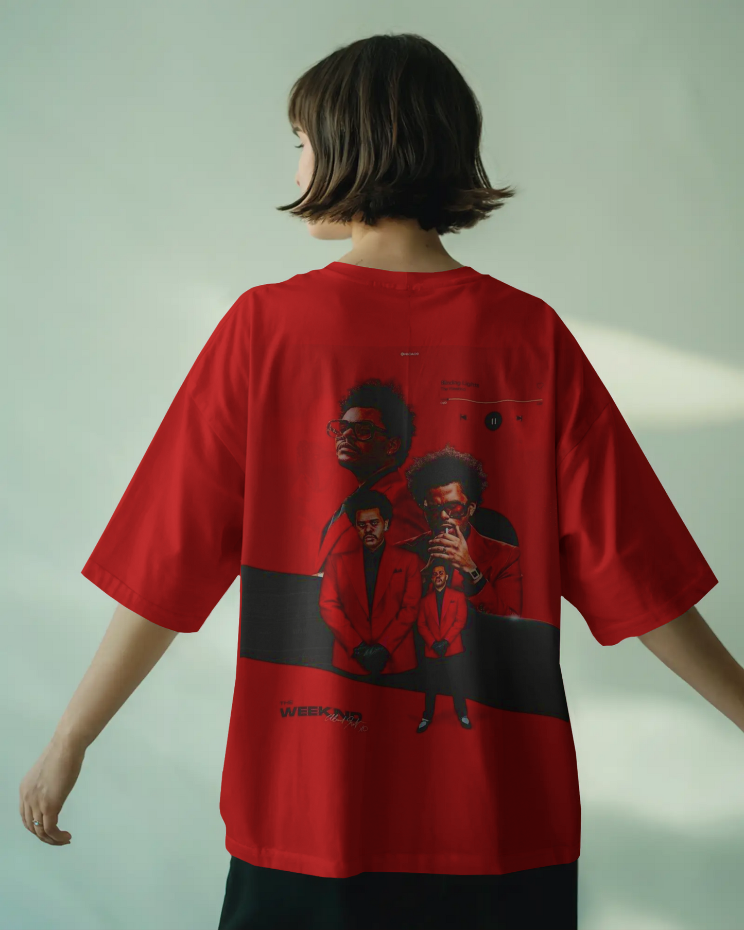 The Weekend Back Print Unisex Oversized T-Shirt