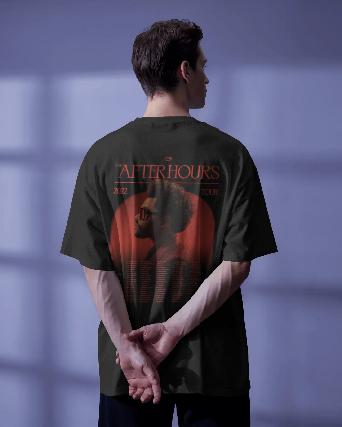 The Weekend Back Print Unisex Oversized T-Shirt