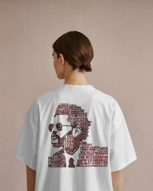 The Weekend Back Print Unisex Oversized T-Shirt